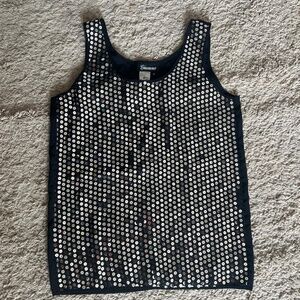 Sequin tank top